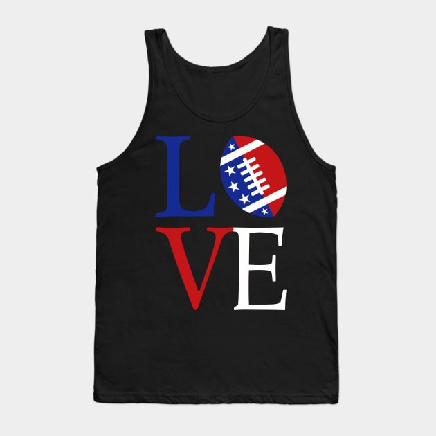 Love American Football 2 Tank Top by TarikStore